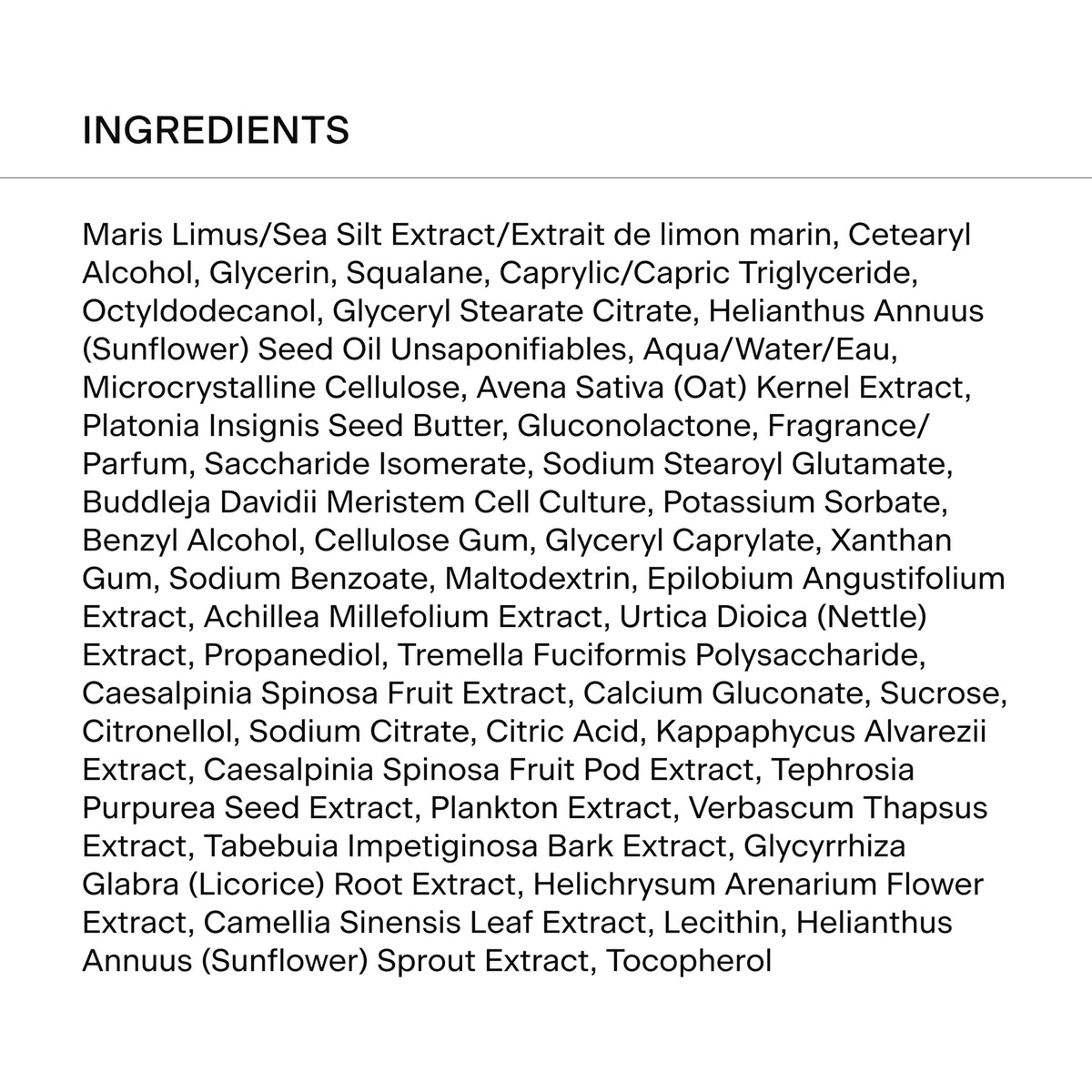 Caldera + Lab The Base Layer facial cream with botanical elements