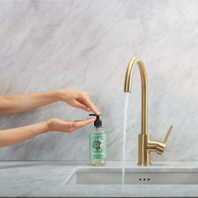 Caldrea Pear Blossom Agave Hand Soap back view with ingredients