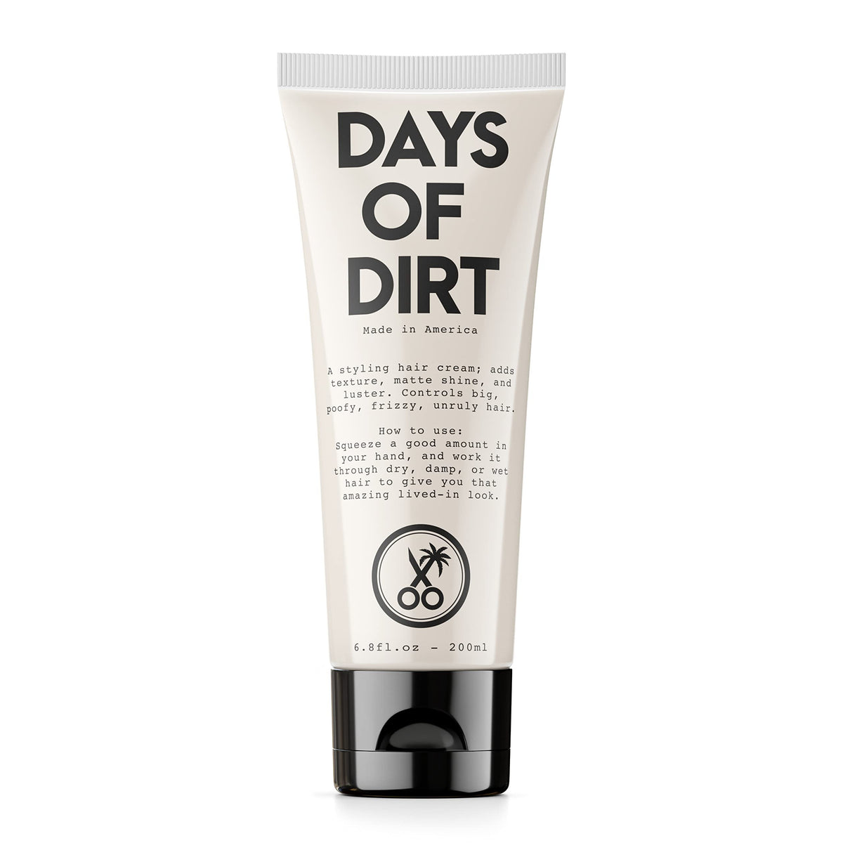 California Born Days of Dirt Hair Styling Cream 6.8fl oz front view