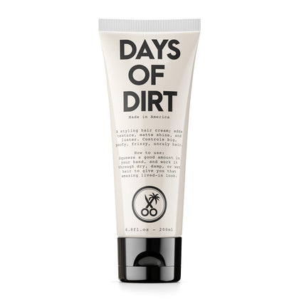 California Born Days of Dirt Hair Styling Cream 6.8fl oz front view