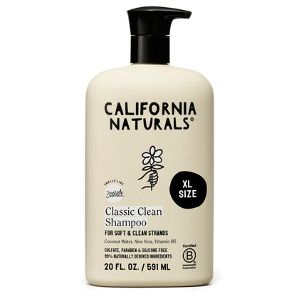 California Naturals Classic Clean Toasted Coconut Shampoo 20 fl oz front view