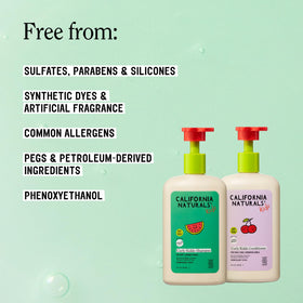 California Naturals Curly Kiddo Conditioner bottle with label