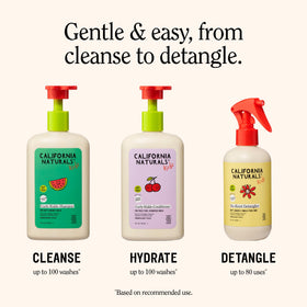 California Naturals Curly Kiddo Shampoo & Conditioner Set packaging