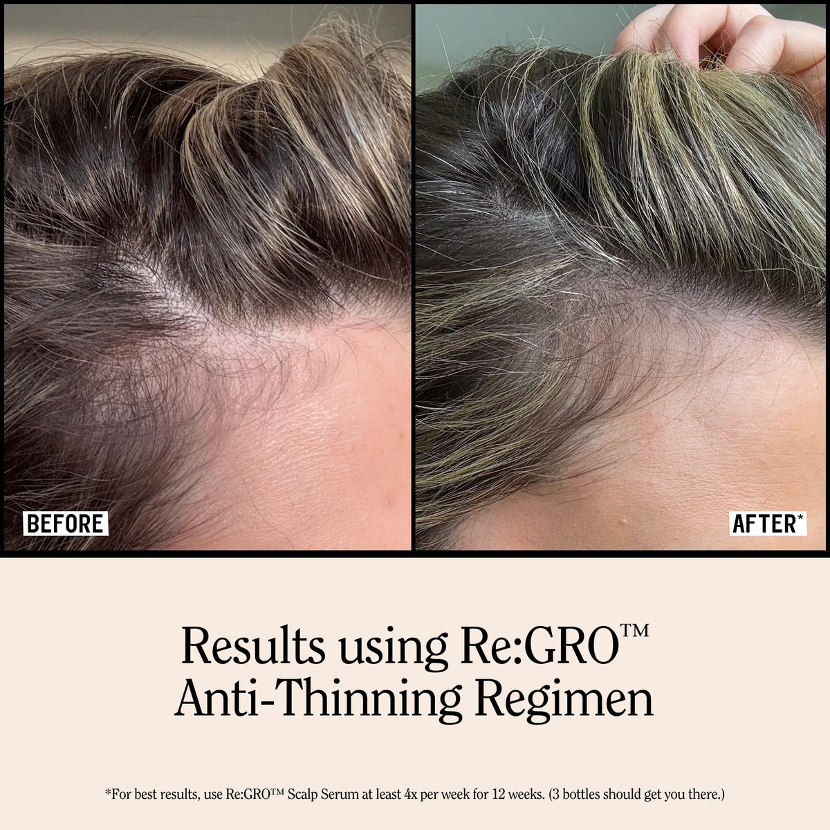 California Naturals Re:GRO Shampoo and Conditioner in bathroom setting