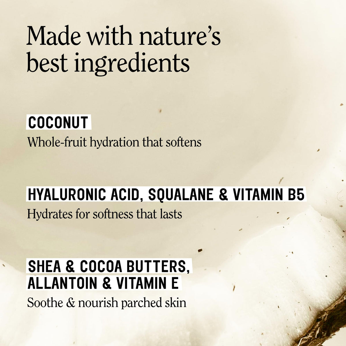California Naturals shampoo with ingredients displayed