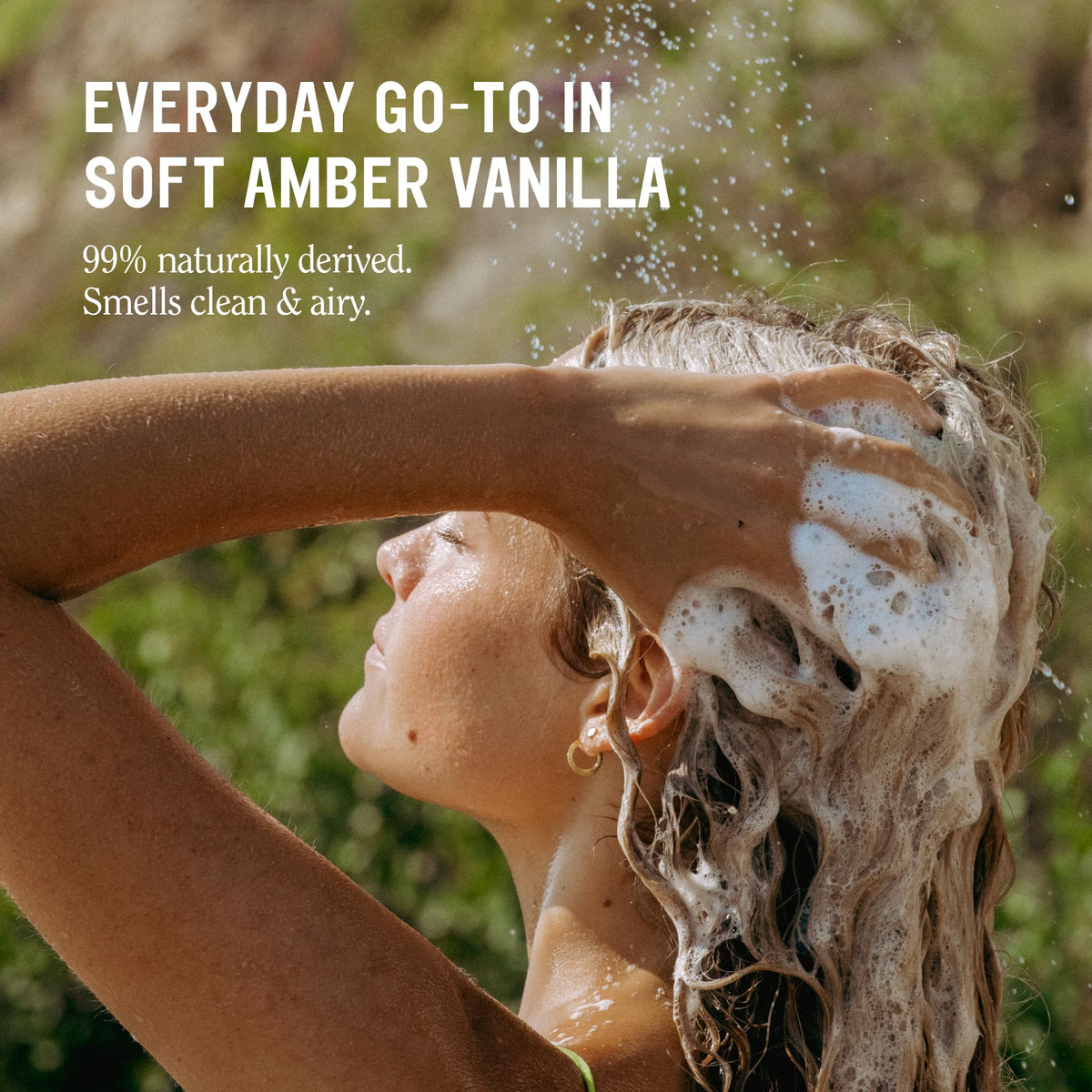 California Naturals Vanilla Bloom Shampoo texture close-up