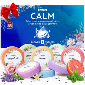 CalmNFiz Shower Steamers 8 pack with assorted scents