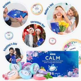 CalmNFiz Shower Steamers individually wrapped for freshness