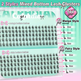 calphdiar Bottom Lash Clusters 5-8mm packaging