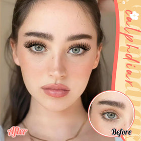 calphdiar Cat Eye Lash Clusters detailed view of texture