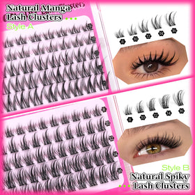 calphdiar false eyelashes application demonstration