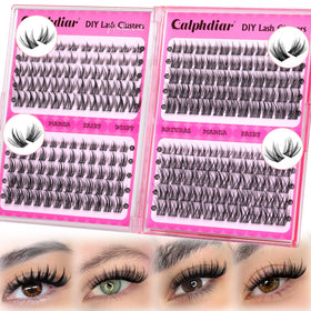 calphdiar Wispy Lash Clusters 220pcs pack front view