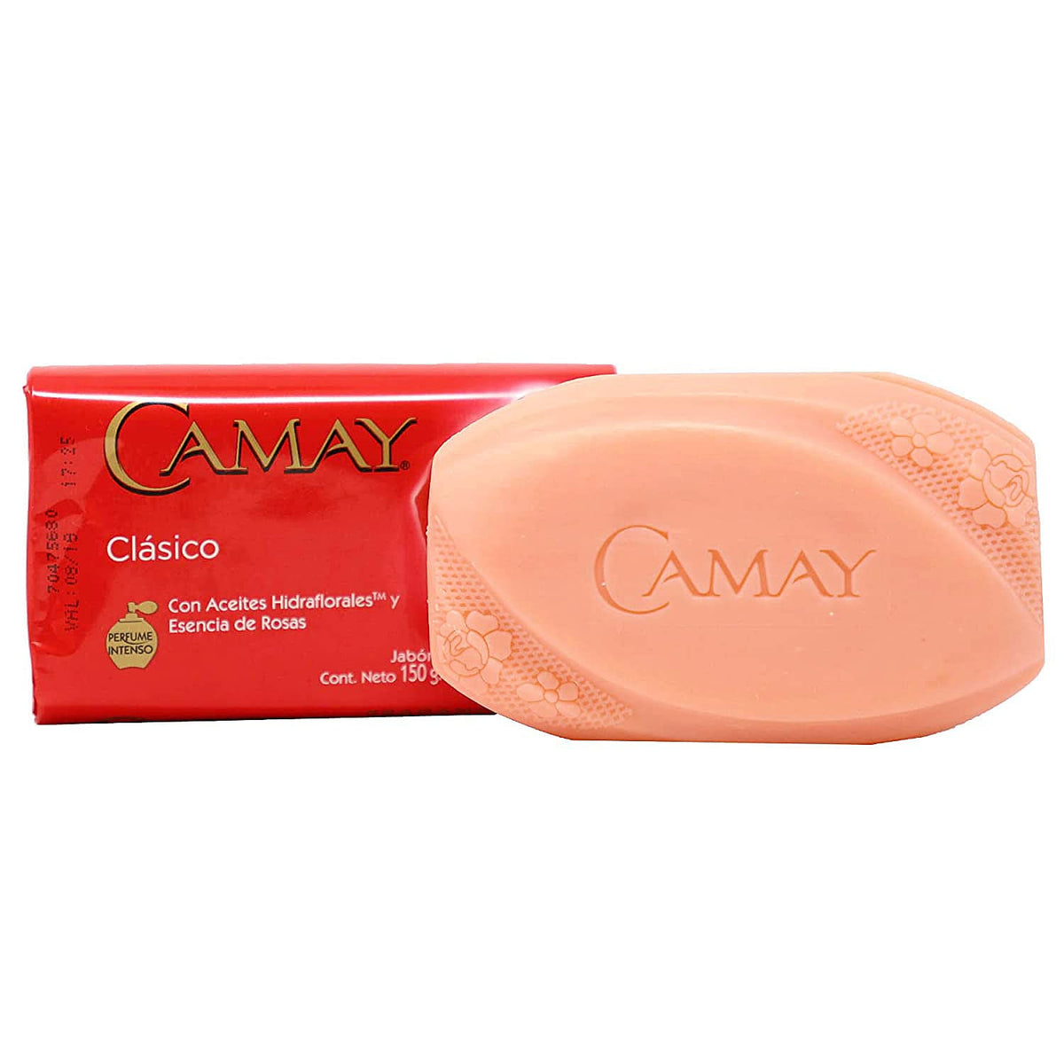 Camay Classic Bar Soap Rose Essence 6 bars packaging