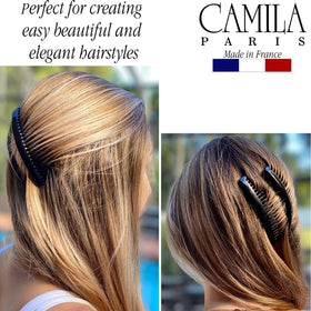 Camila Hair Side Comb showing smooth teeth and curved design