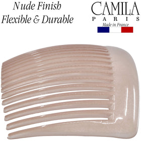 Camila Large French Twist Hair Side Comb close-up of teeth
