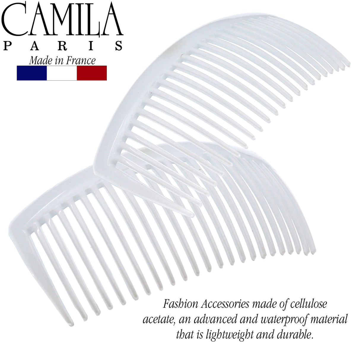 Camila Large French Twist Hair Side Comb side view