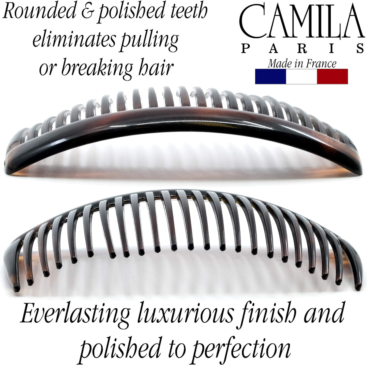 Camila side combs set packaging