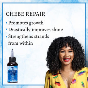 Camille Rose Black Castor Oil + Chebe with hairbrush