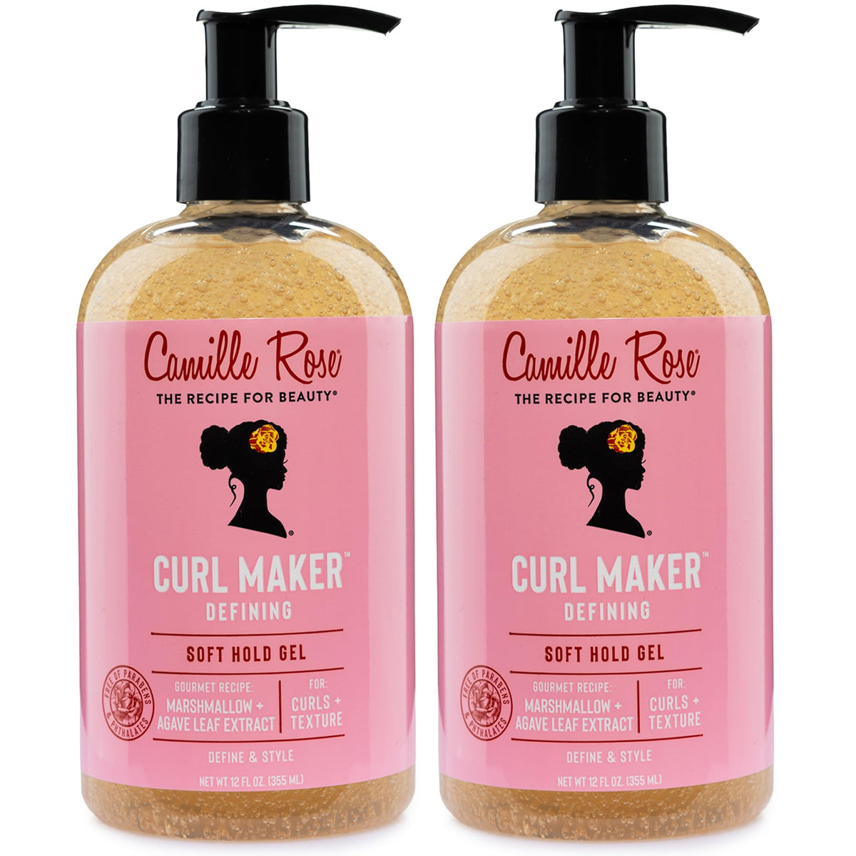 Camille Rose Curl Maker Defining Gel 2-Pack front view