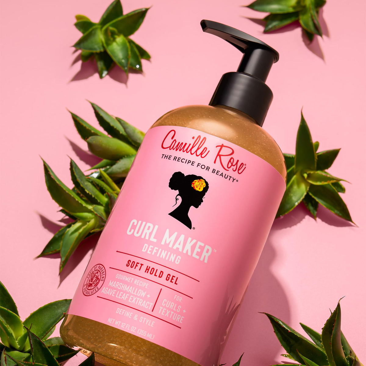 Camille Rose Curl Maker Gel packaging side view