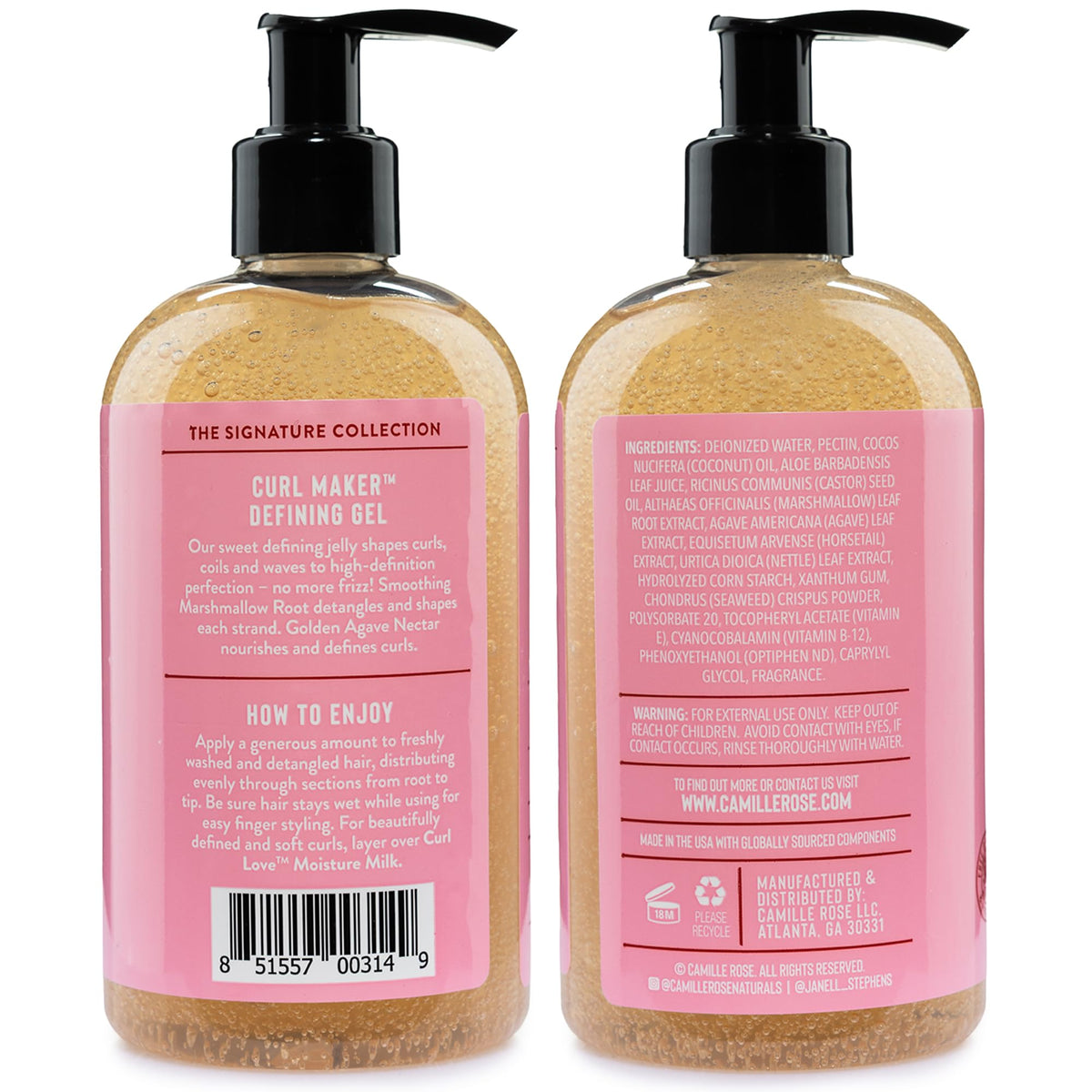 Camille Rose Curl Maker Gel texture close-up