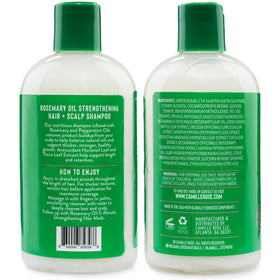Camille Rose Rosemary Oil Shampoo 12 oz back view