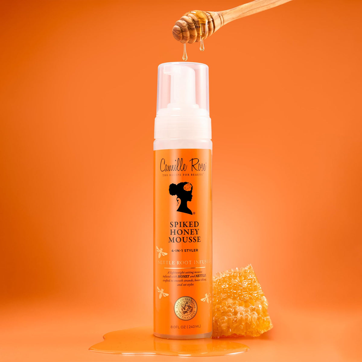 Camille Rose Spiked Honey Mousse texture close-up