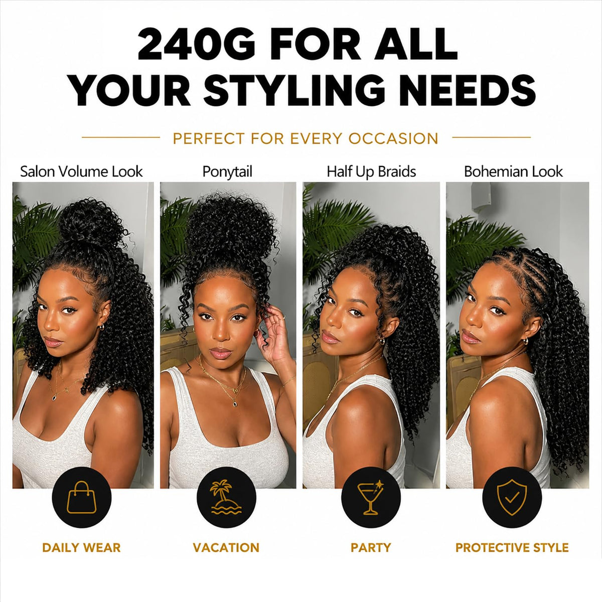 CanaryFly 14 inch crochet hair extensions packaging