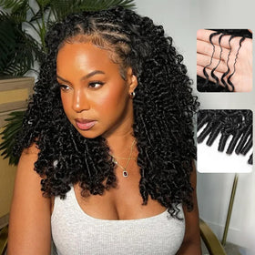 CanaryFly Burmese Curly Crochet Hair 240g front view
