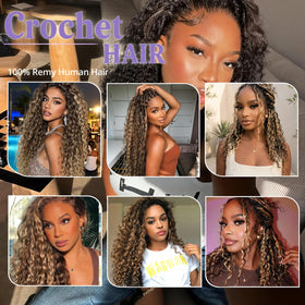 CanaryFly crochet hair extensions demonstrating lightweight design