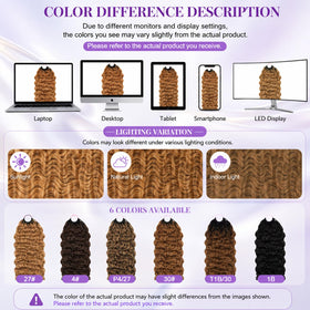 CanaryFly crochet hair extensions styled in a protective hairstyle