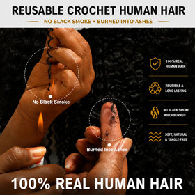 CanaryFly crochet hair in packaging