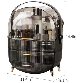 CANITORON Makeup Organizer on bathroom countertop