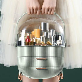 CANITORON Makeup Organizer with cosmetics inside