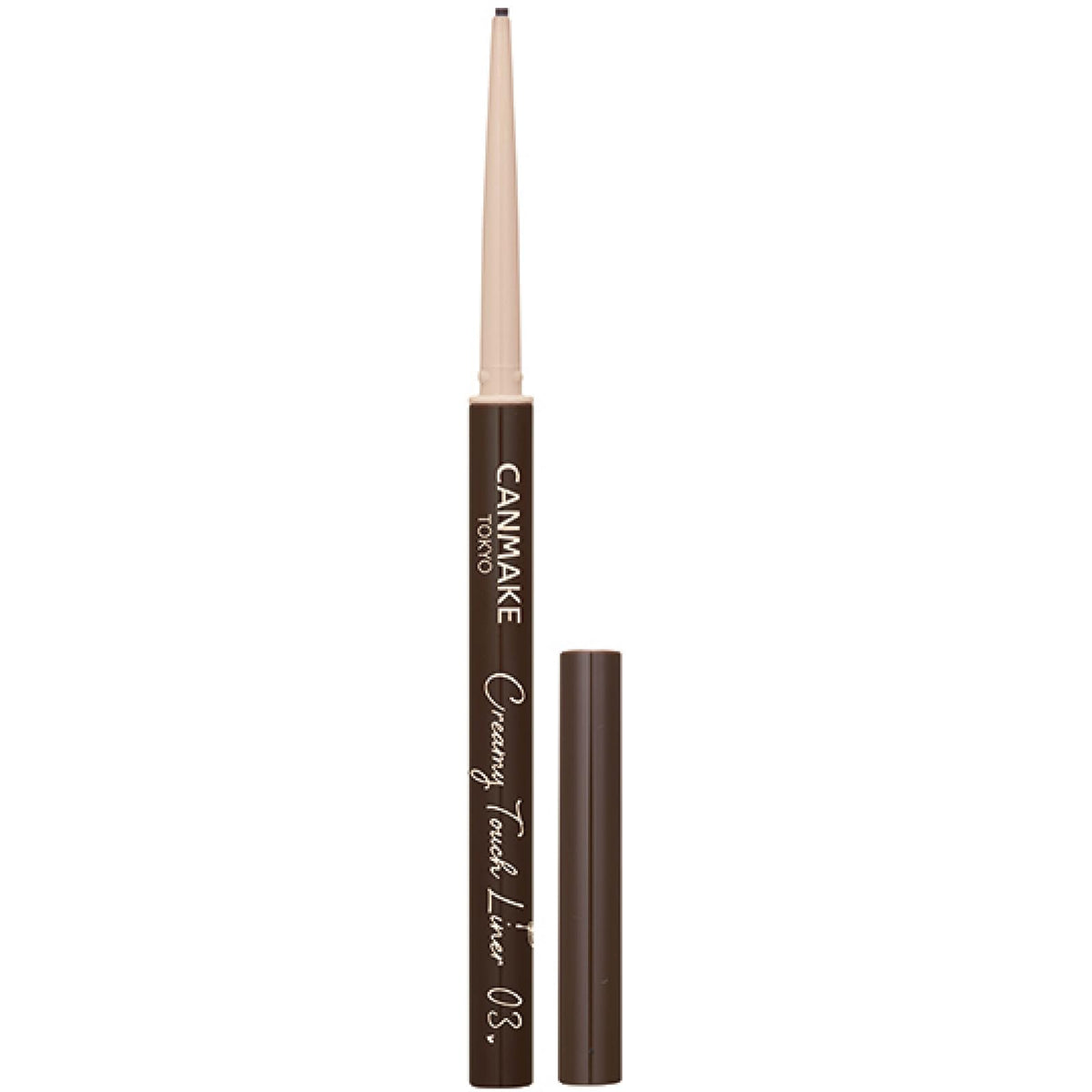 CANMAKE Creamy Touch Liner 03 Dark Brown front view