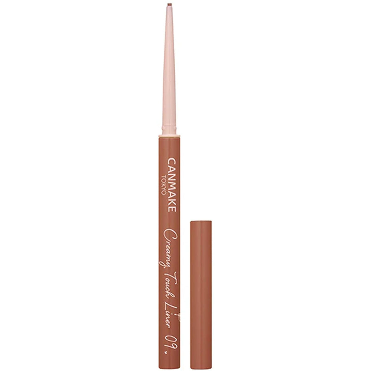 CANMAKE Creamy Touch Liner 1.5mm Slim Eyeliner in Darjeeling Pink front view