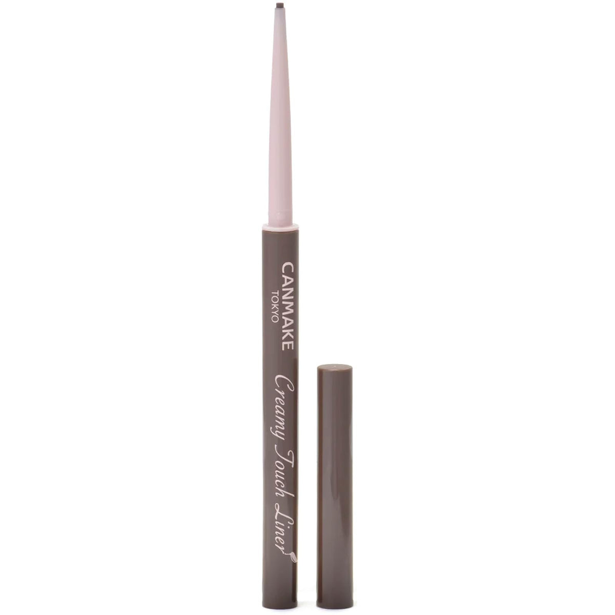 CANMAKE Creamy Touch Liner 1.5mm Slim Eyeliner Medium Brown front view