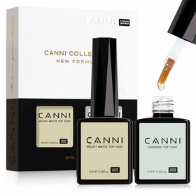 CANNI 2 Pcs Matte and Glossy Top Coat Set front view