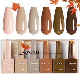 CANNI 6Pcs HEMA-Free Gel Nail Polish Set front view