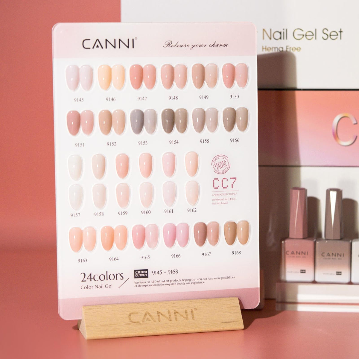 CANNI 9ML Jelly Gel Nail Polish in various colours