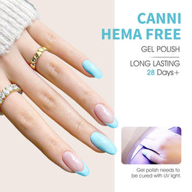 CANNI Gel Nail Polish 9ML bottle in pastel green