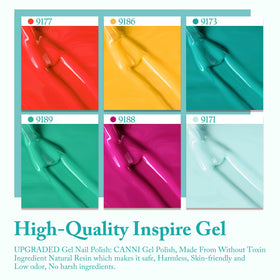 CANNI Gel Nail Polish application close-up
