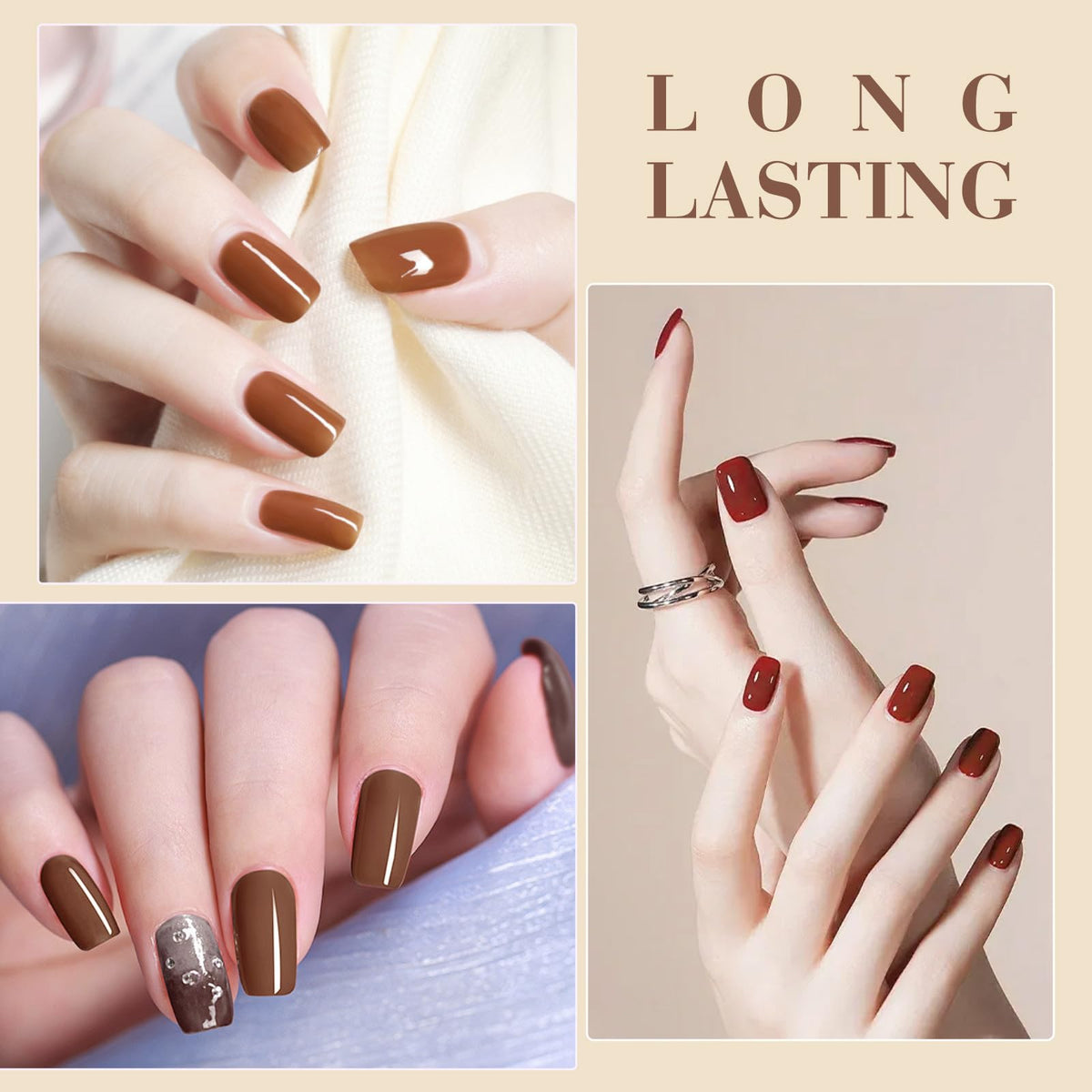 CANNI Gel Nail Polish application on nails