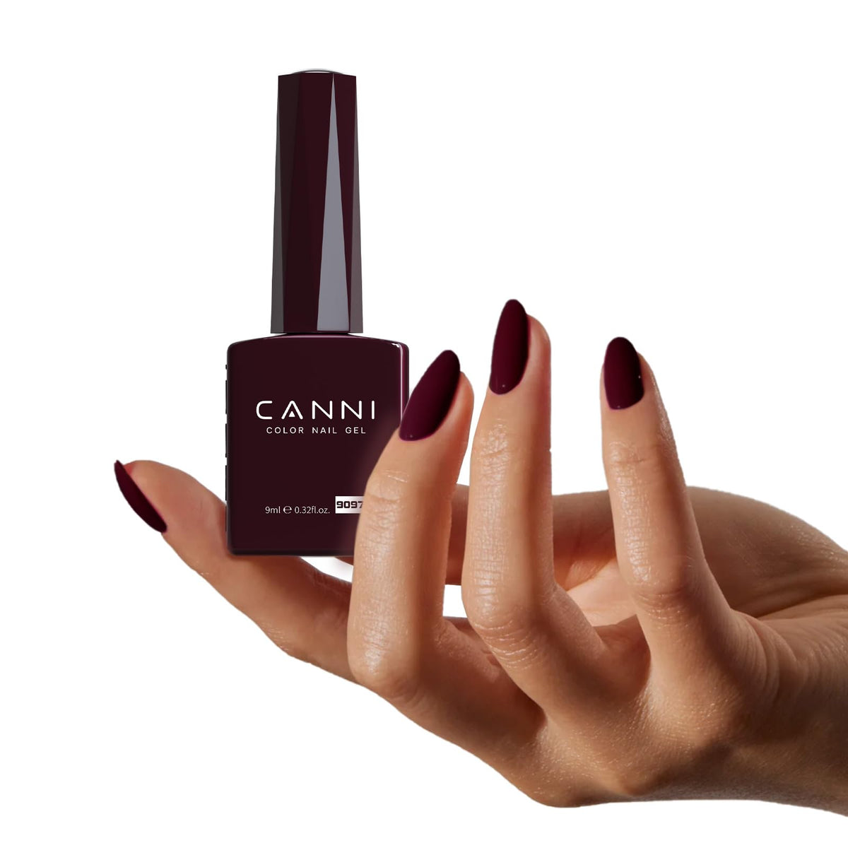 CANNI gel nail polish application on nails