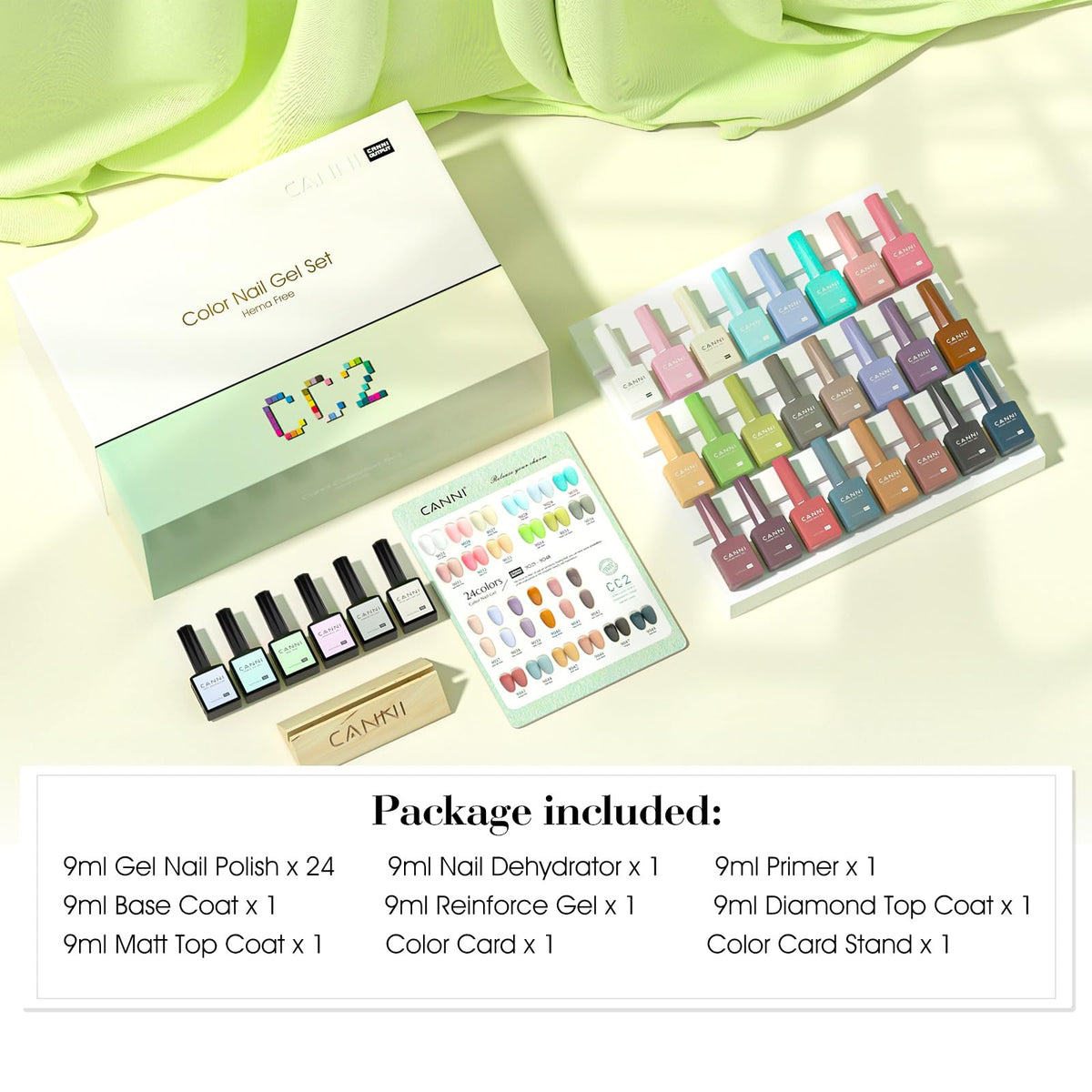 CANNI Gel Nail Polish application on nails