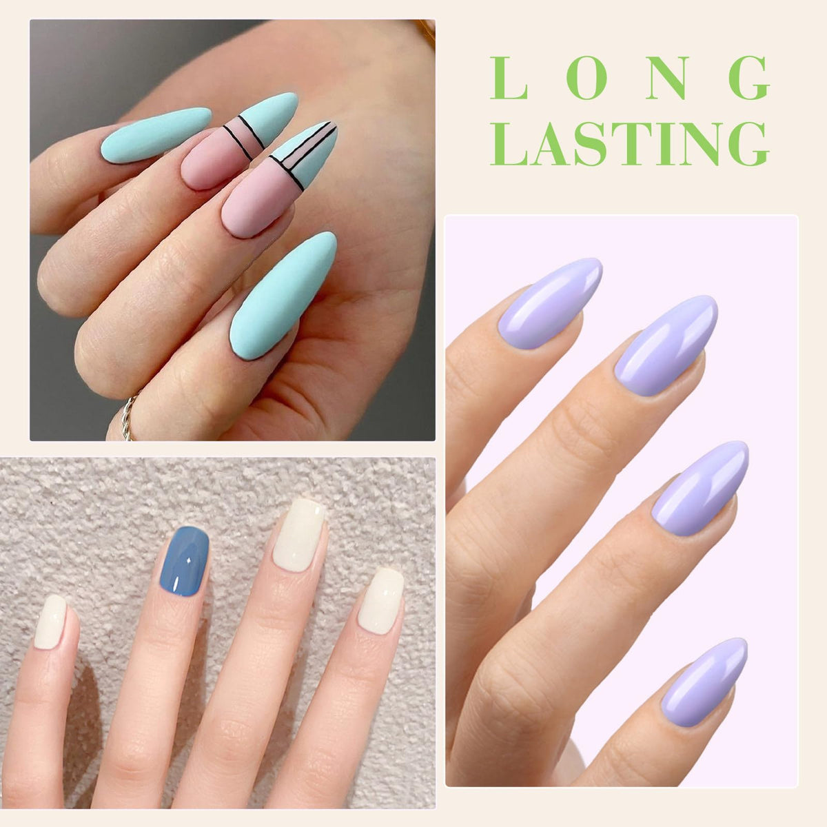 CANNI Gel Nail Polish application process