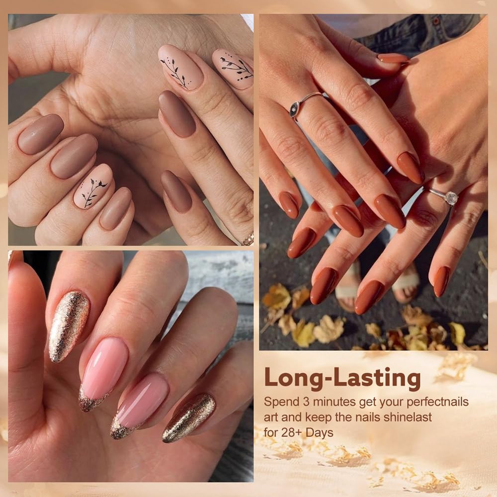 CANNI gel nail polish application process on nails