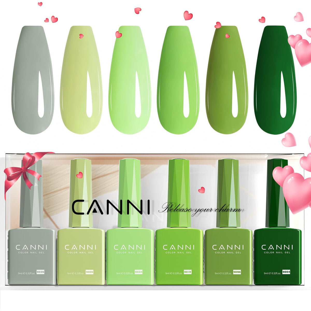 CANNI Gel Nail Polish colour bottle design close-up
