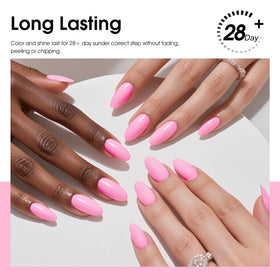 CANNI Gel Nail Polish in glittery pink shade
