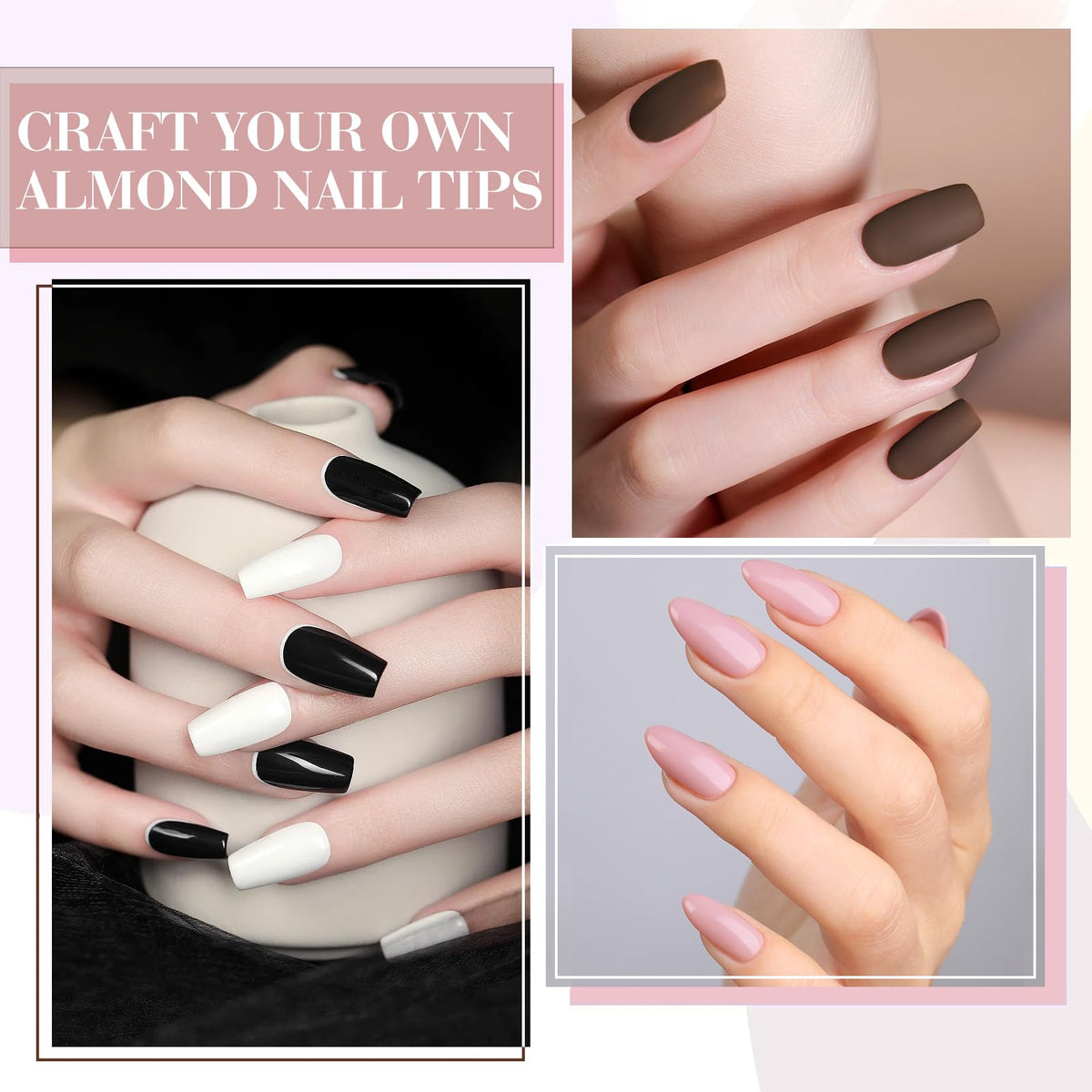 CANNI gel nail polish in nude colour on nails